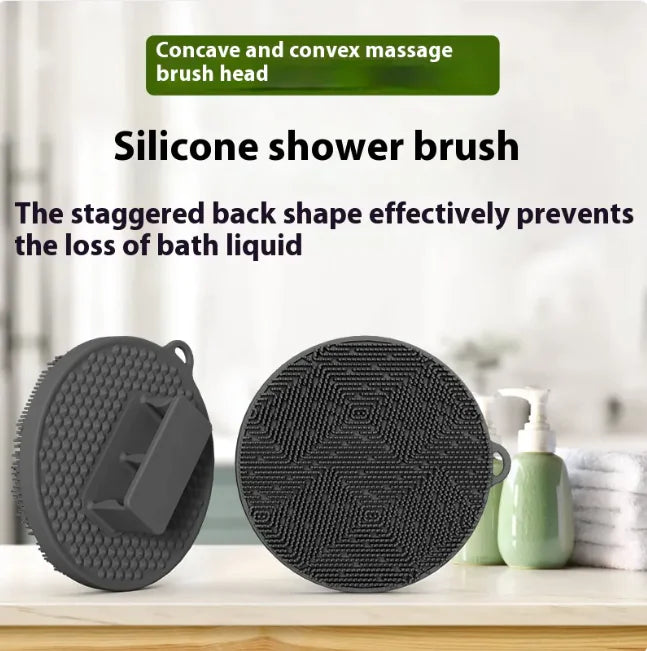 Brosse de bain exfoliante et de massage pour le corps en silicone